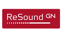 Logo von ReSound. ReSound, Hörlösungen, Hörakustik.
