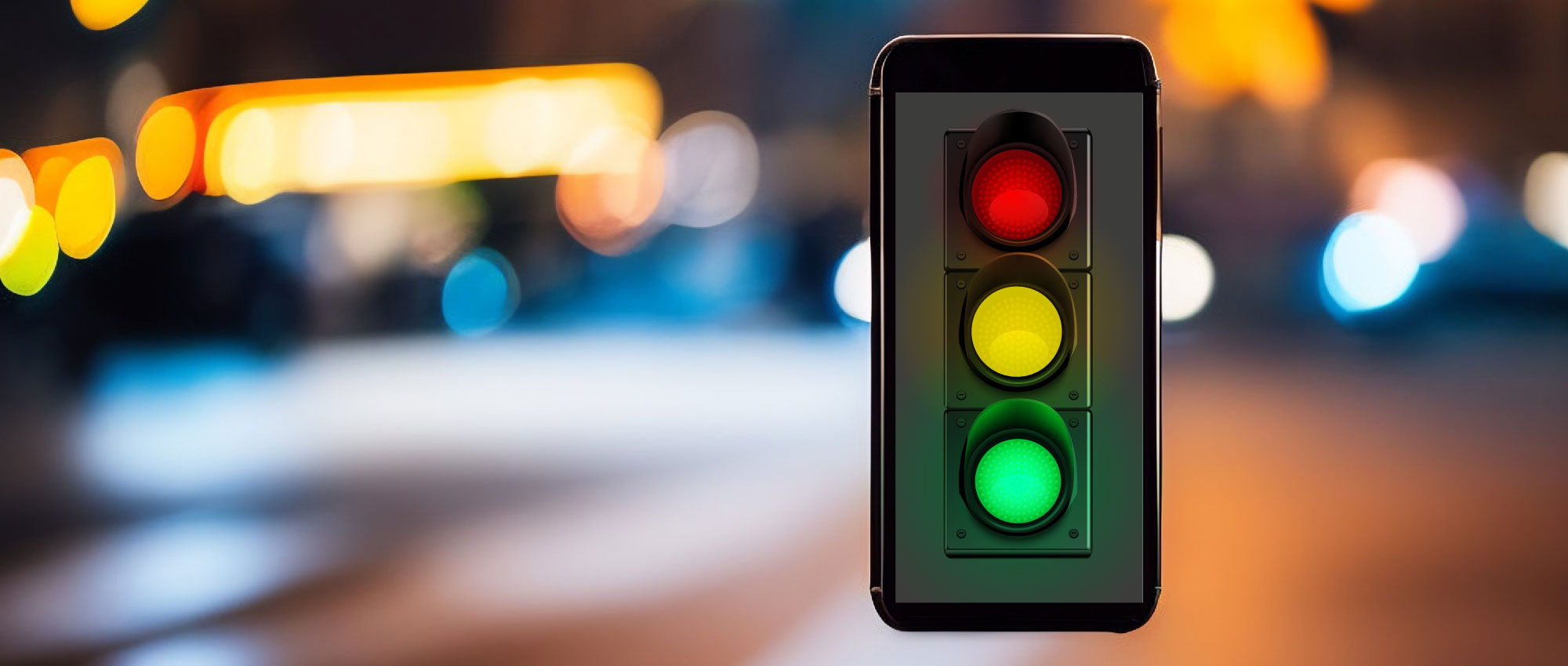 Smartphone mit Ampelsystem zur Anzeige von Lärmpegeln. Entdecken Sie, wie die LärmApp hilft, Lärmbelastung zu überwachen. Smartphone mit Ampelsystem zur Anzeige von Lärmpegeln. Entdecken Sie, wie die LärmApp hilft, Lärmbelastung zu überwachen.